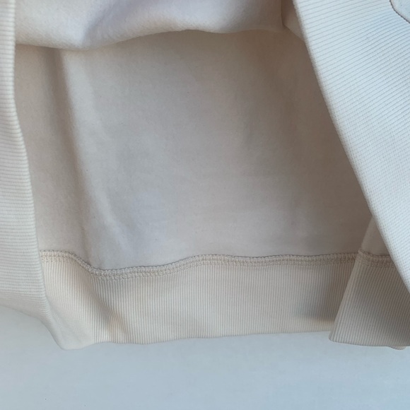 Puma Women’s Lemlem Oversized Fleece Hoodie Size Large Ghost/Pepper - Picture 10 of 16